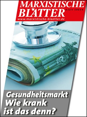 cover image of Gesundheitsmarkt--Wie krank ist das denn?